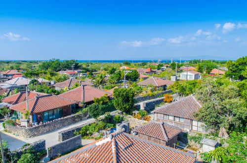 Häuser auf Taketomi