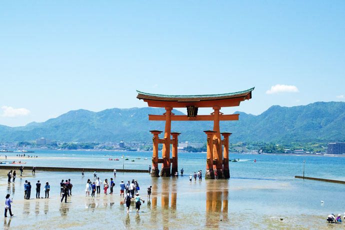 Torii im Meer